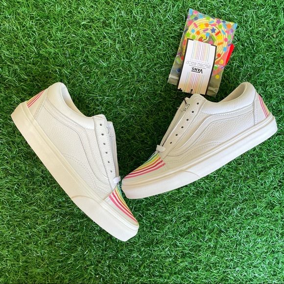 Vans Old Skool Flour Shop Rainbow Leather - Picture 6 of 9